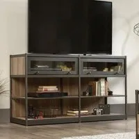 Batesville TV Stand with 4 Shelves - Salt Oak