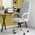 Bathurst Office Chair with Armrests - Grey, Fabric
