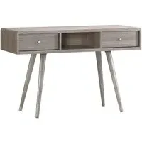 Batya Dressing Table with 2 Drawers - Grey, Oak