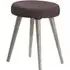 Batya Round Dressing Table Stool - Grey, Oak Effect