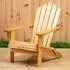 Baxter Outdoor Armchair - Natural, Solid Wood