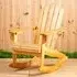 Baxter Outdoor Rocking Chair - Natural, Solid Wood