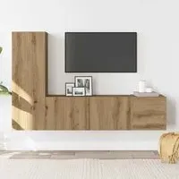 Beaumont 3 Piece Entertainment Unit - Artisan Oak, Engineered Wood