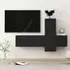 Beaumont 3 Piece Entertainment Unit - Black, Engineered Wood
