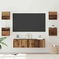 Beaverton 120cm 6 Piece Entertainment Unit - Brown