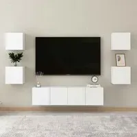 Beaverton 120cm 6 Piece Entertainment Unit - White