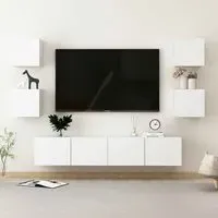 Beaverton 160cm 6 Piece Entertainment Unit - White