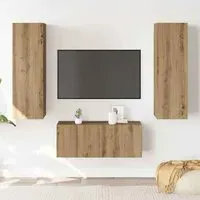 Beaverton 80cm 3 Piece Entertainment Unit - Artisan Oak