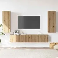 Beaverton 80cm 4 Piece Entertainment Unit - Artisan Oak