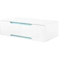 Becka Coffee Table with Storage - White, MDF