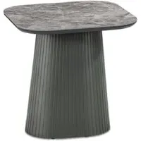 Bedford Sintered Stone End Table - Grey