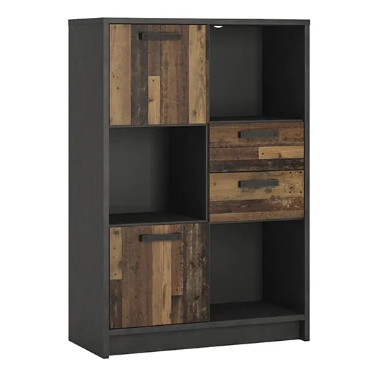 Beeston Bookcase with 2 Doors & 2 Drawers - Walnut product