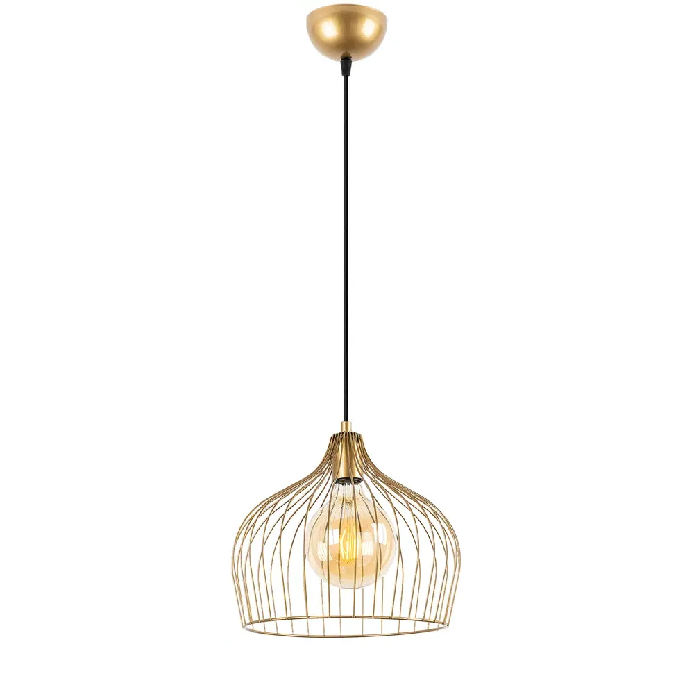 Bek Ceiling Pendant Light - Gold, Metal product