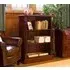 Belarus Low Open Bookcase - Mahogany