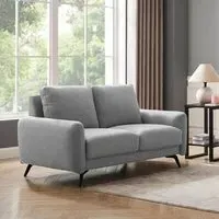 Belfast 2-Seater Sofa - Grey, Fabric