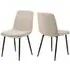 Belfast Fabric Dining Chairs - Beige