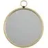 Belfast Small Round Wall Mirror - Gold, Metal