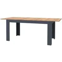 Belgin Extendable Dining Table - Navy, Oak