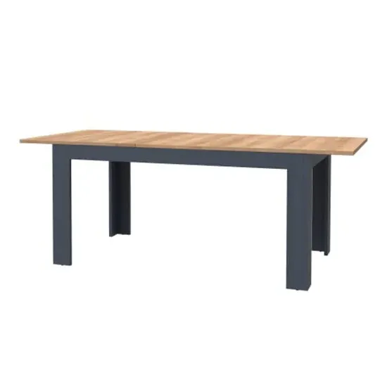 Belgin Extendable Dining Table - Navy, Oak