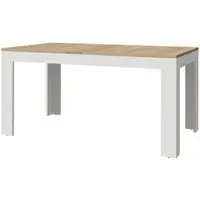 Belgin Extendable Dining Table - White, Oak