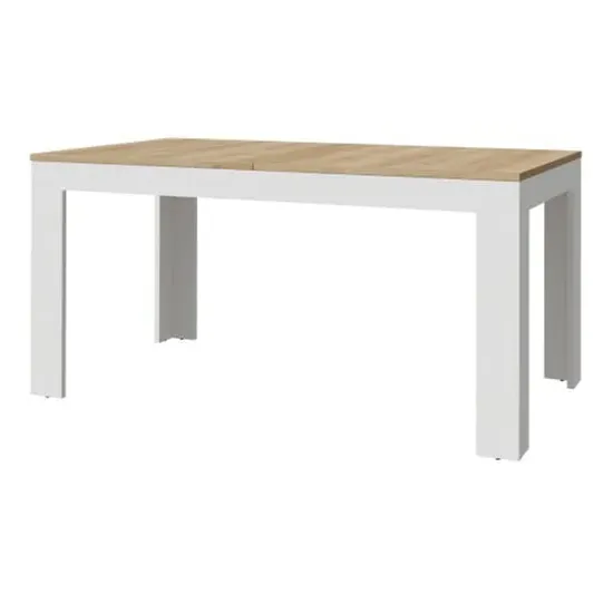 Belgin Extendable Dining Table - White, Oak
