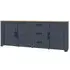 Belgin Large Sideboard with 3 Doors 3 Drawers - Navy, Oak