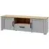 Belgin TV Stand with Storage - Grey, Oak