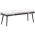 Belgrade Aluminium Garden Bench with Cushion - Sand