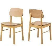Belgrade Dining Chairs - Matt Oak