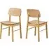 Belgrade Dining Chairs - Matt Oak