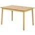Belgrade Rectangular Dining Table - Matt Oak