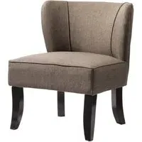 Belicia Fabric Bedroom Chair - Beige