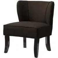 Belicia Fabric Bedroom Chair - Brown