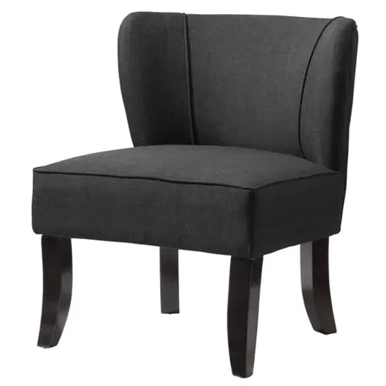 Belicia Fabric Bedroom Chair - Grey