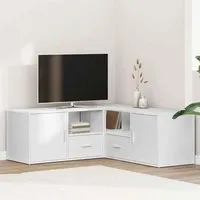Belleville Large Sideboard TV Stand - White, Engineered Wood alternate view