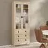 Bellevue 2-Door Display Cabinet - Oak