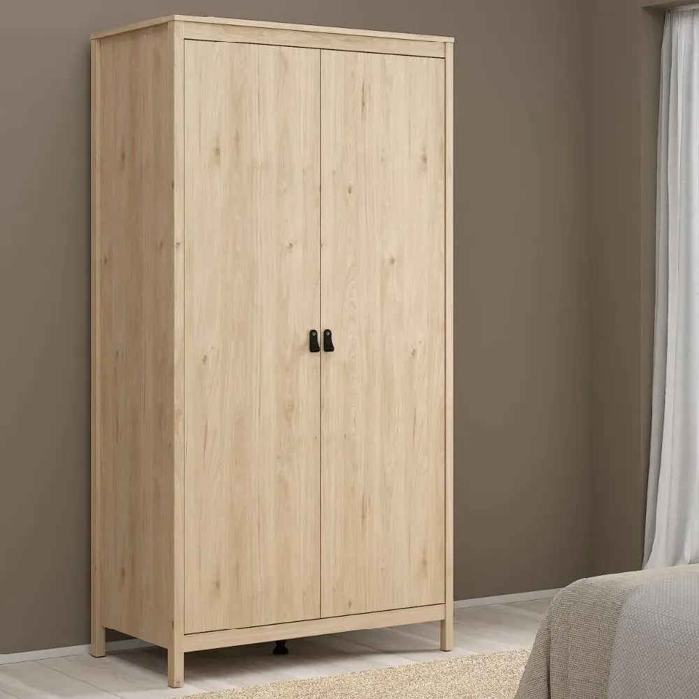 Bellevue 2-Door Wardrobe - Oak