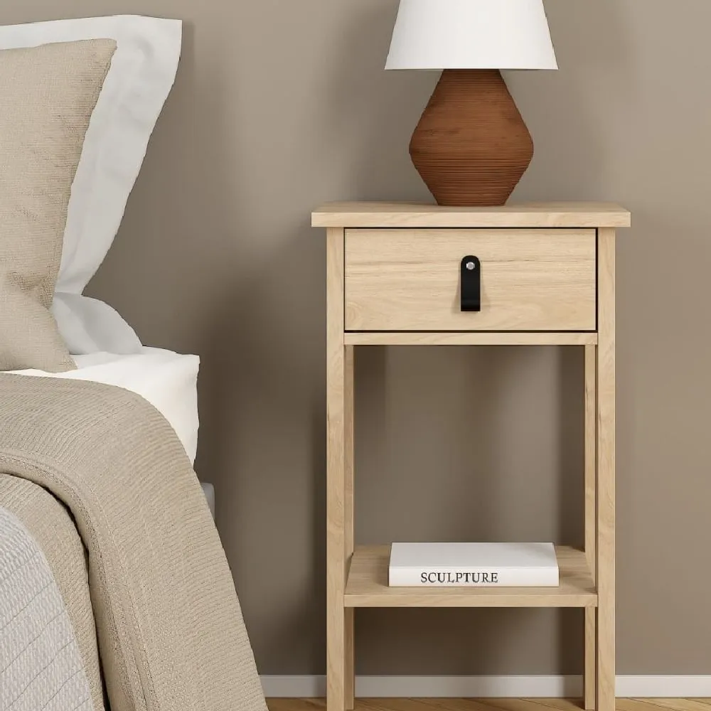 Bellevue Bedside Cabinet with 1 Drawer - Oak image