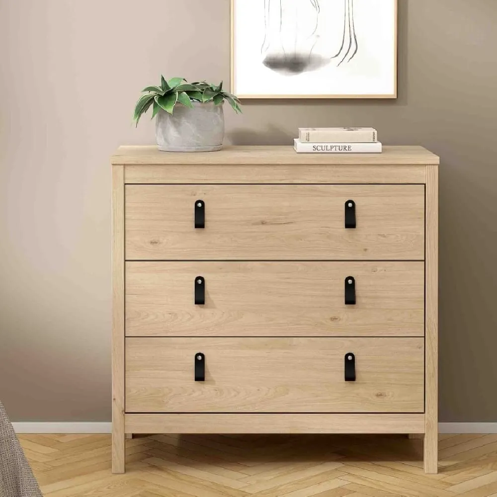 Bellevue Chest of 3 Drawers - Oak