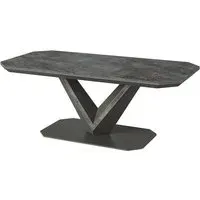 Bellevue Rectangular Coffee Table - Slate Grey, Ceramic