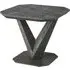 Bellevue Square Side Table - Slate Grey, Ceramic