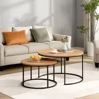 Bellini Nesting Coffee Tables - Oak