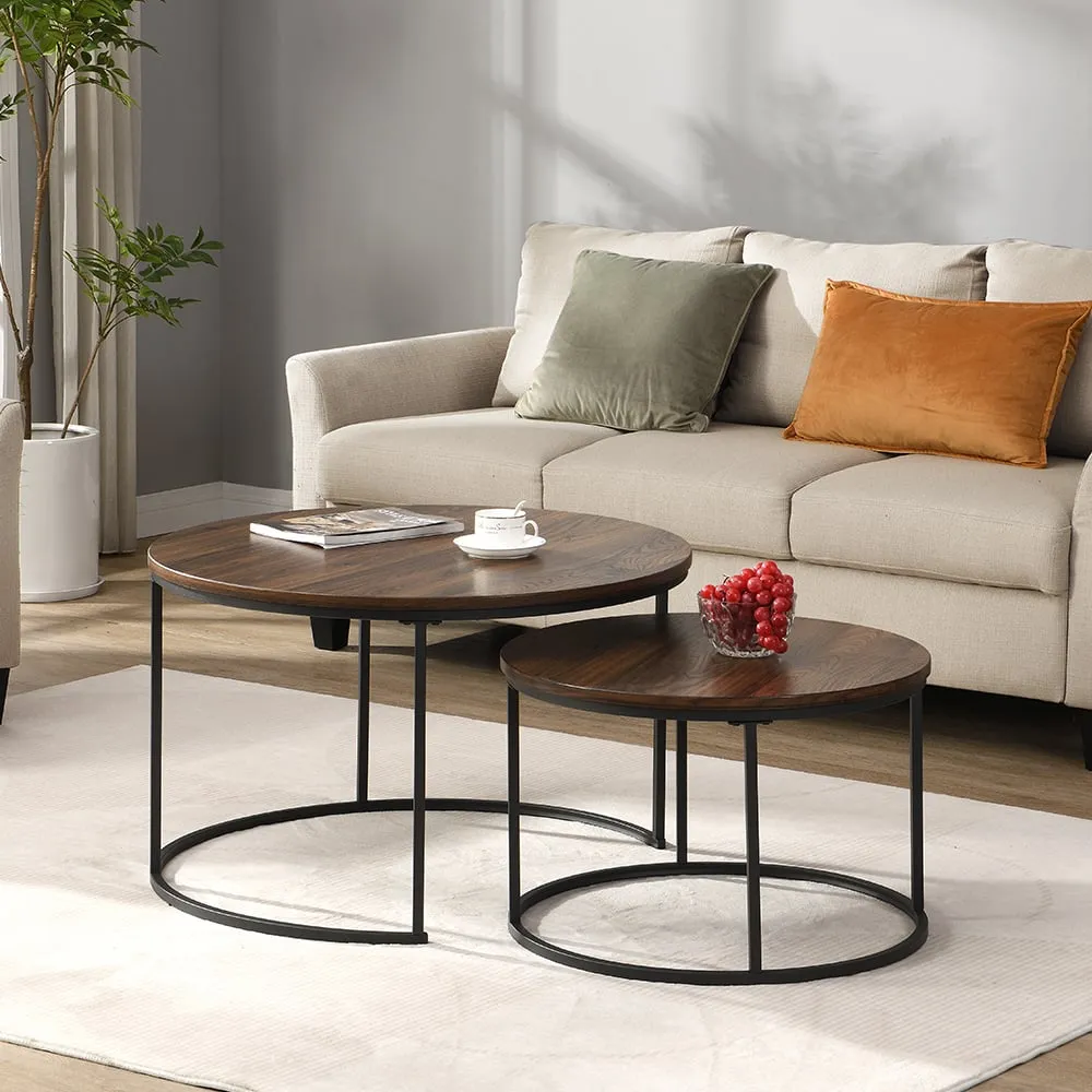 Bellini Nesting Coffee Tables - Walnut