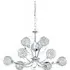 Bellis II 9 Light Pendant Light - Clear, Chrome