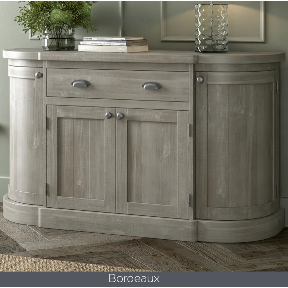 Bellmore Wooden Sideboard 4 Doors 1 Drawer - Bordeaux product