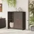 Bellport Storage Cabinet with 2 Doors - Brown, Rattan