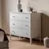 Bellville 3 Drawer Chest - White, MDF