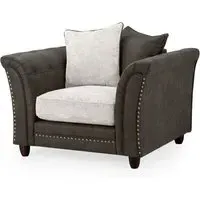 Bellvue 1-Seater Sofa - Grey, Faux Leather