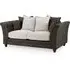 Bellvue 2-Seater Sofa - Grey, Faux Leather