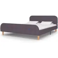 Bellvue Double Bed Frame - Taupe, Fabric